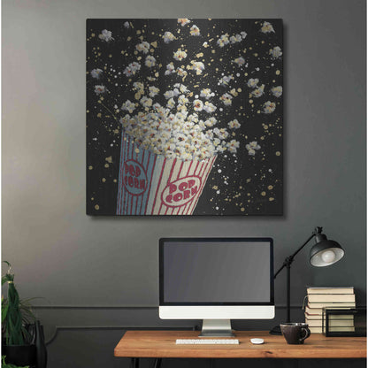 Luxe Metal Art 'Cinema Pop' by James Wiens, Metal Wall Art,36x36