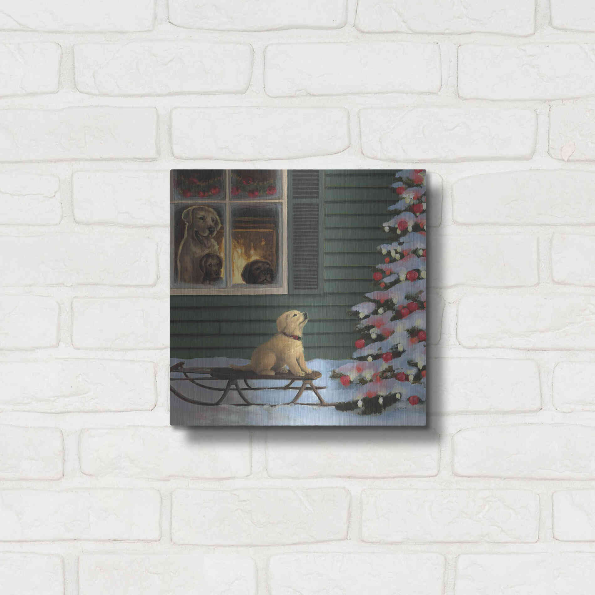 Luxe Metal Art 'Make a Wish' by James Wiens, Metal Wall Art,12x12