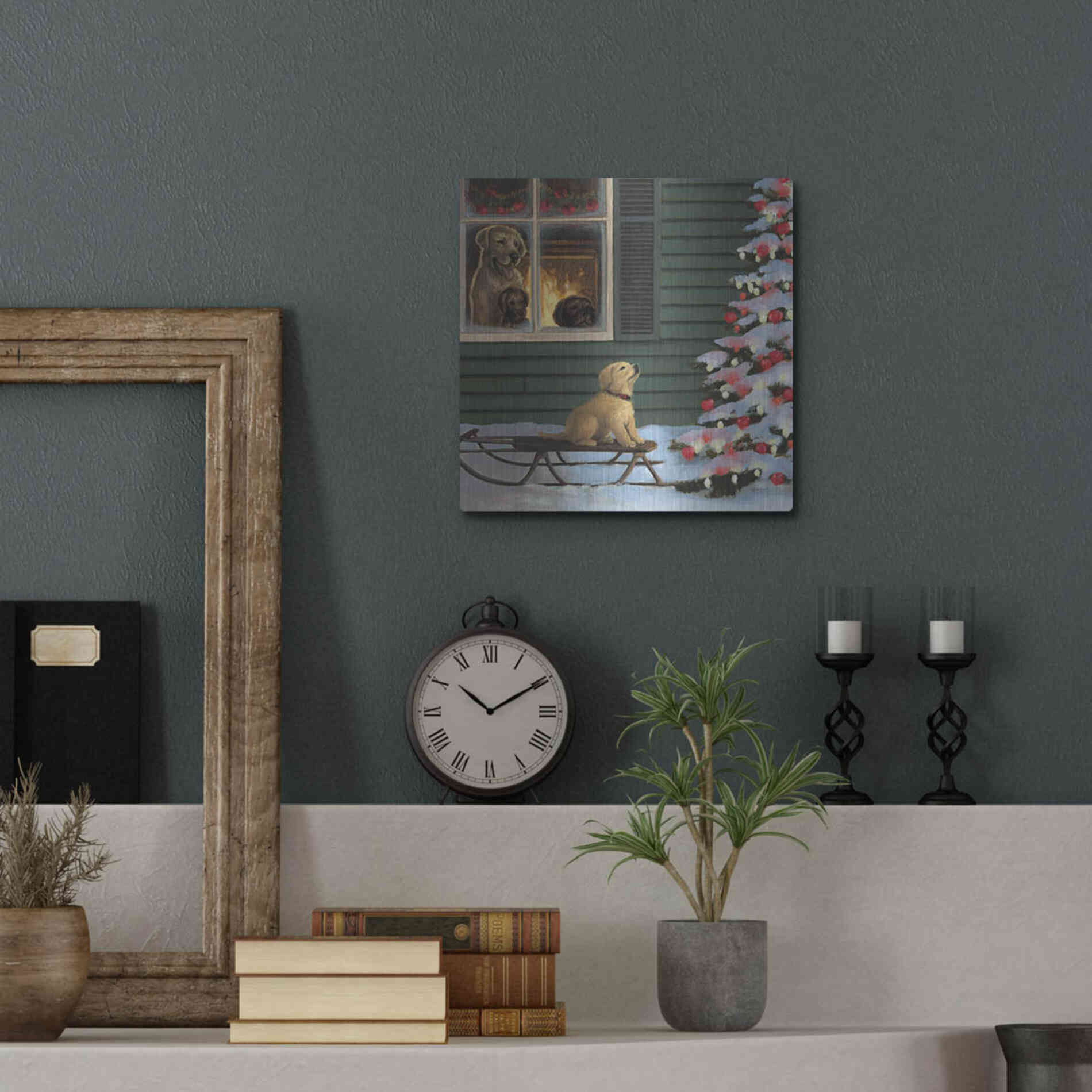 Luxe Metal Art 'Make a Wish' by James Wiens, Metal Wall Art,12x12