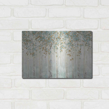 Luxe Metal Art 'Dream Forest I' by James Wiens, Metal Wall Art,16x12
