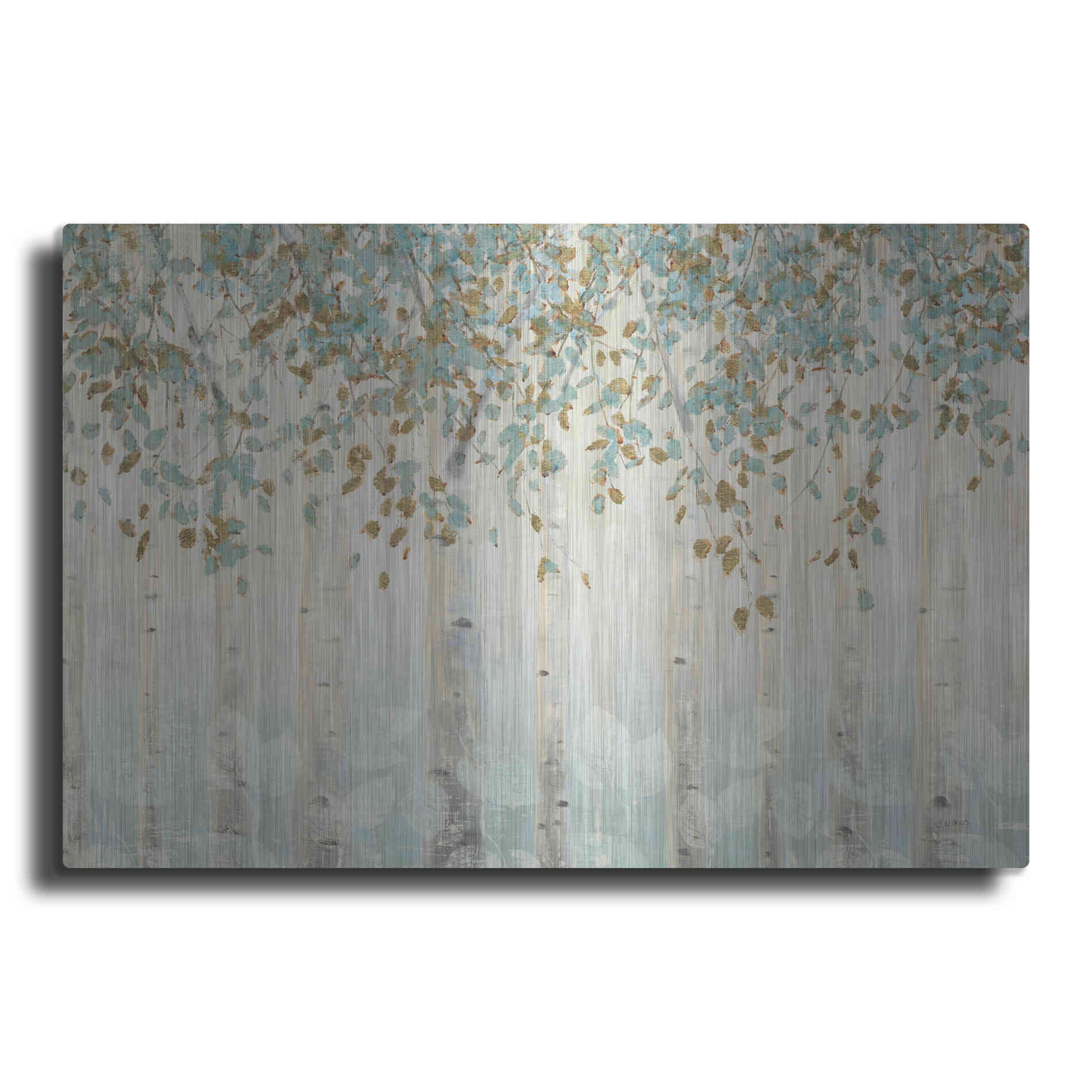 Luxe Metal Art 'Dream Forest I' by James Wiens, Metal Wall Art