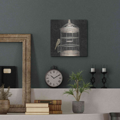 Luxe Metal Art 'Via Paris II' by James Wiens, Metal Wall Art,12x12