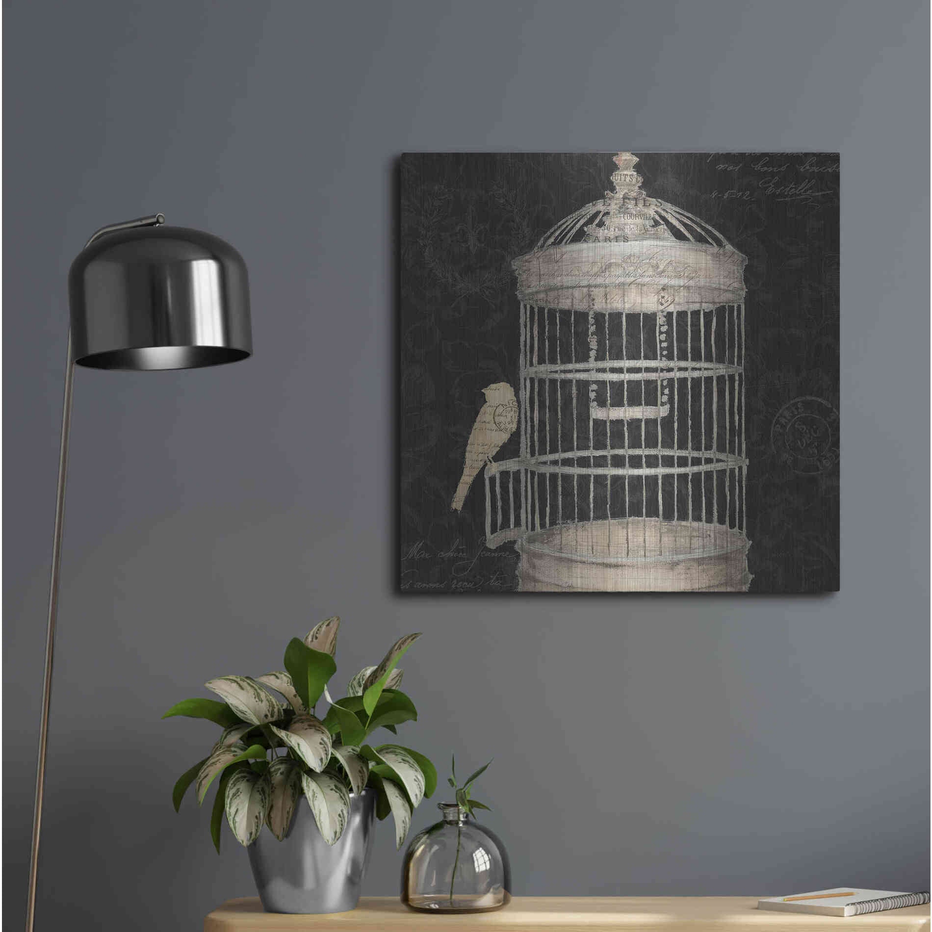 Luxe Metal Art 'Via Paris II' by James Wiens, Metal Wall Art,24x24