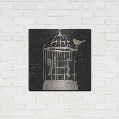 Luxe Metal Art 'Via Paris III' by James Wiens, Metal Wall Art,24x24