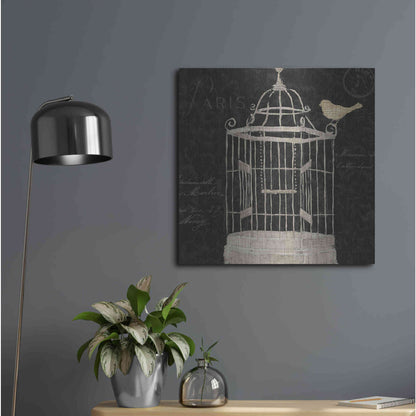 Luxe Metal Art 'Via Paris III' by James Wiens, Metal Wall Art,24x24