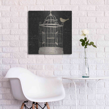 Luxe Metal Art 'Via Paris III' by James Wiens, Metal Wall Art,24x24