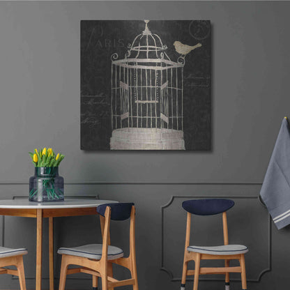 Luxe Metal Art 'Via Paris III' by James Wiens, Metal Wall Art,36x36