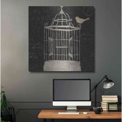 Luxe Metal Art 'Via Paris III' by James Wiens, Metal Wall Art,36x36