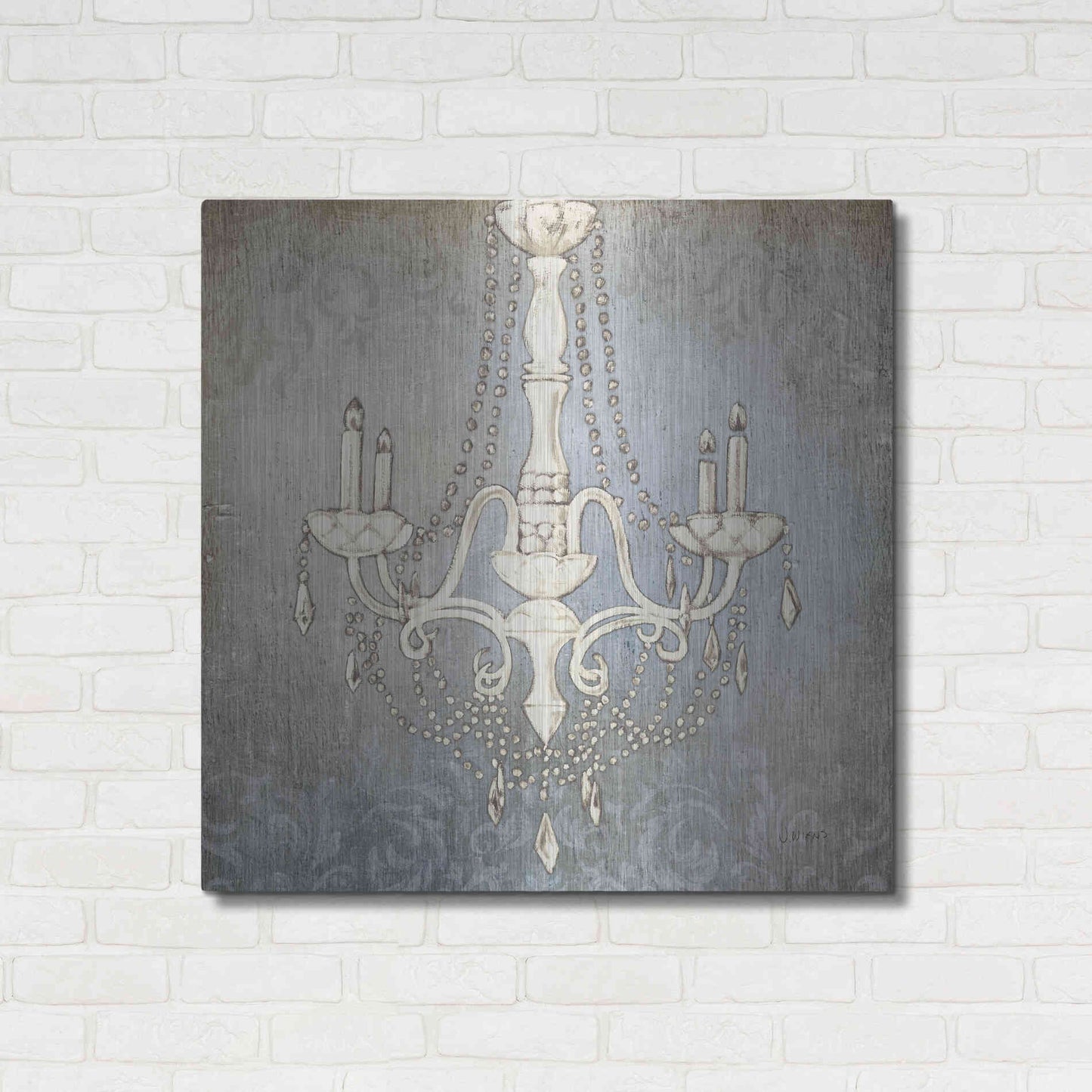 Luxe Metal Art 'Luxurious Lights I' by James Wiens, Metal Wall Art,36x36