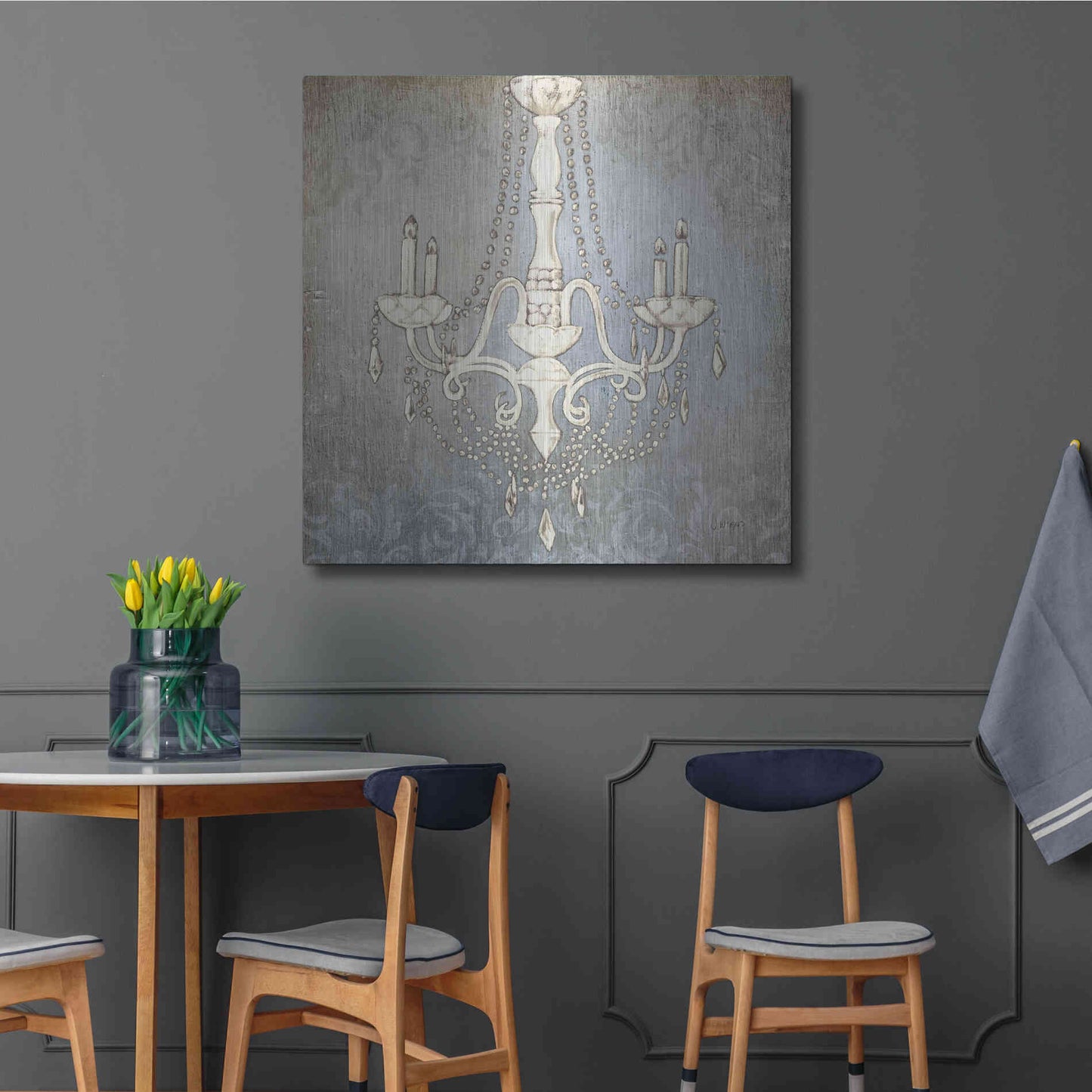 Luxe Metal Art 'Luxurious Lights I' by James Wiens, Metal Wall Art,36x36