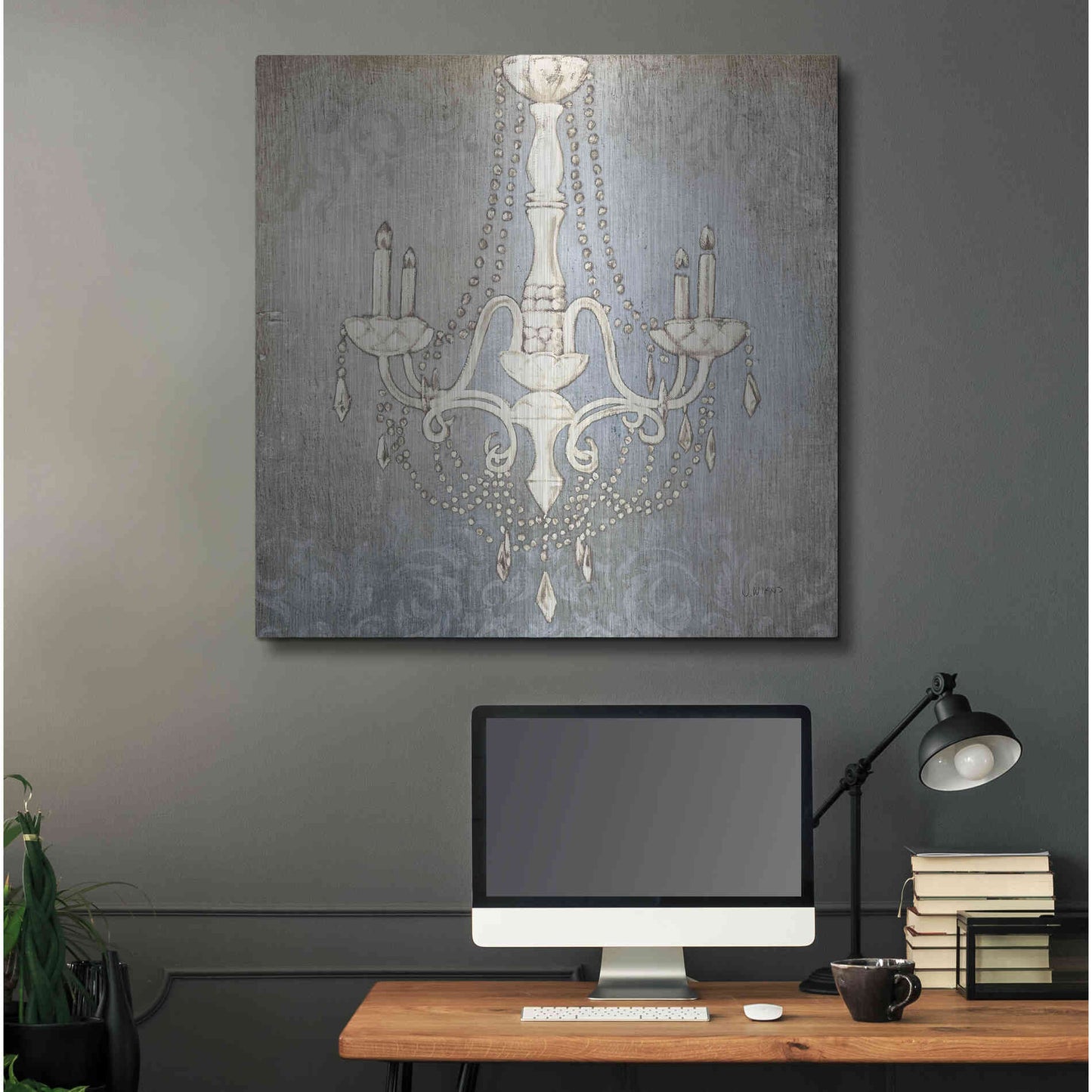 Luxe Metal Art 'Luxurious Lights I' by James Wiens, Metal Wall Art,36x36