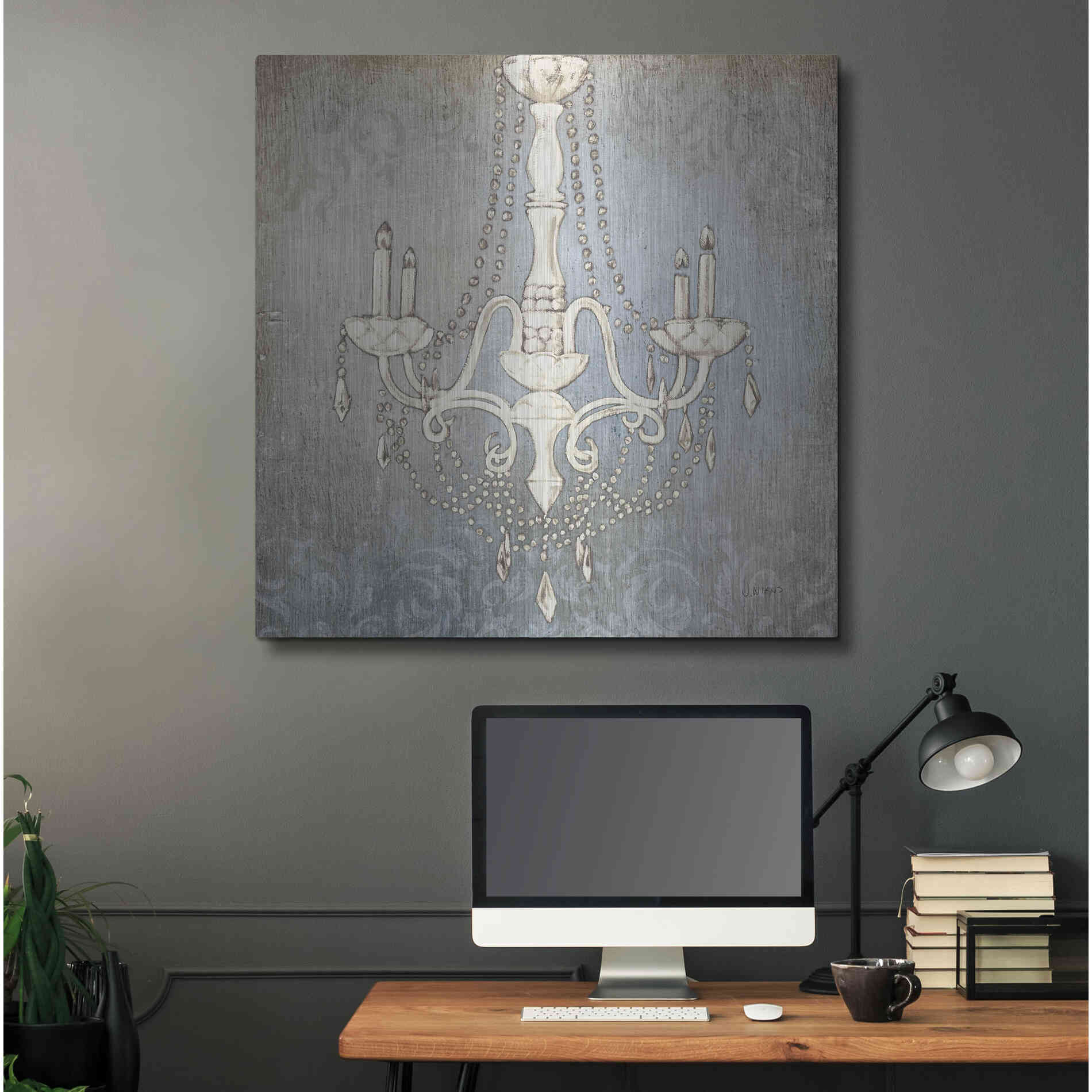 Luxe Metal Art 'Luxurious Lights I' by James Wiens, Metal Wall Art,36x36