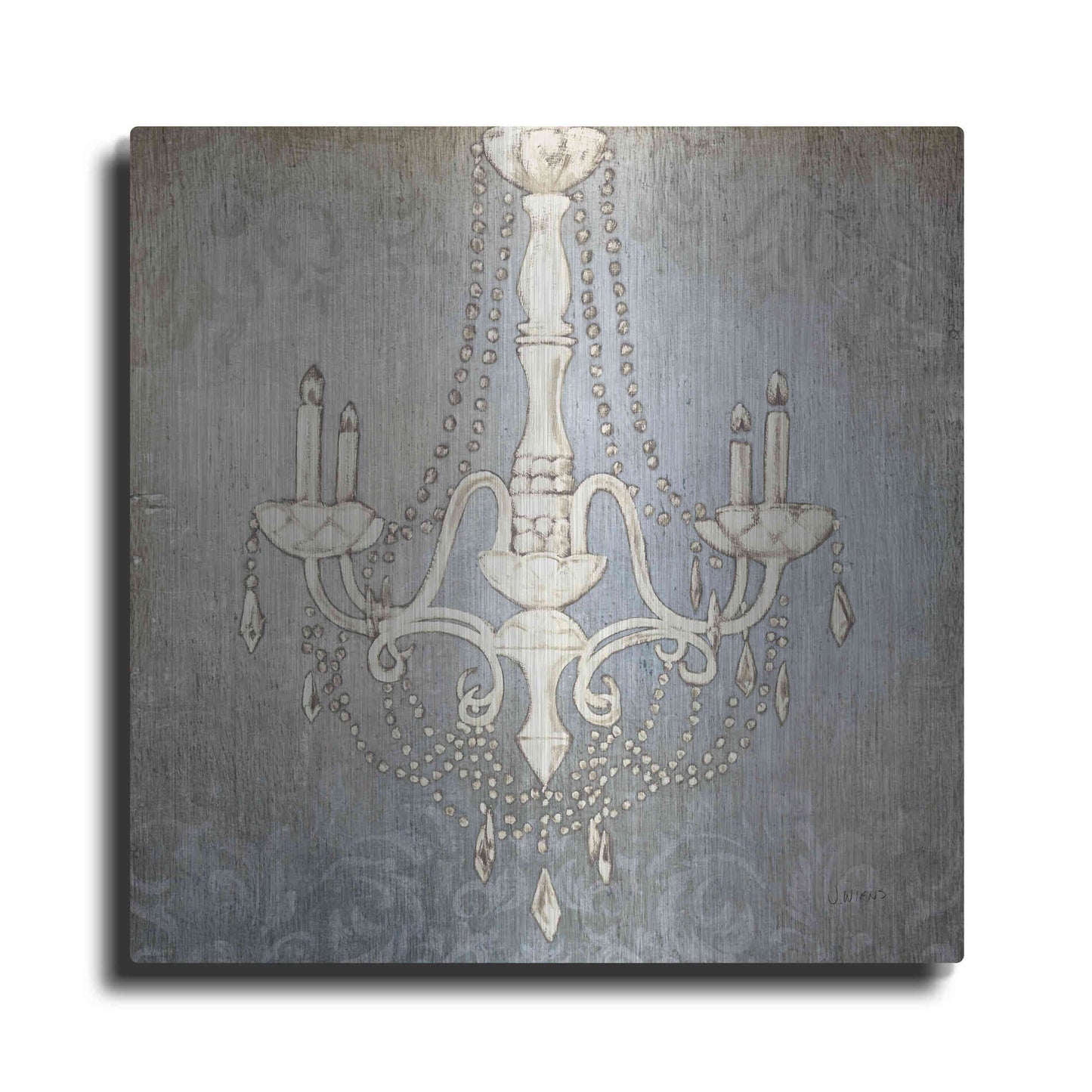 Luxe Metal Art 'Luxurious Lights I' by James Wiens, Metal Wall Art