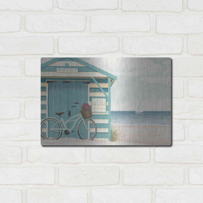 Luxe Metal Art 'Beach Cruiser I' by James Wiens, Metal Wall Art,16x12