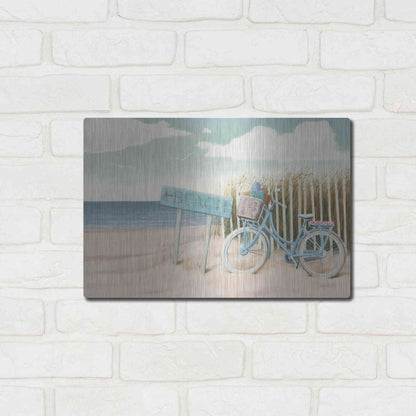 Luxe Metal Art 'Beach Cruiser II' by James Wiens, Metal Wall Art,16x12