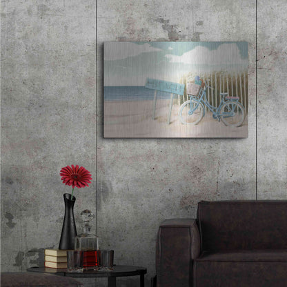 Luxe Metal Art 'Beach Cruiser II' by James Wiens, Metal Wall Art,36x24