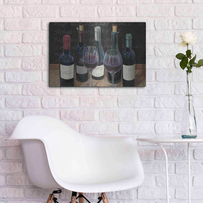 Luxe Metal Art 'Wine Spirit I' by James Wiens, Metal Wall Art,24x16