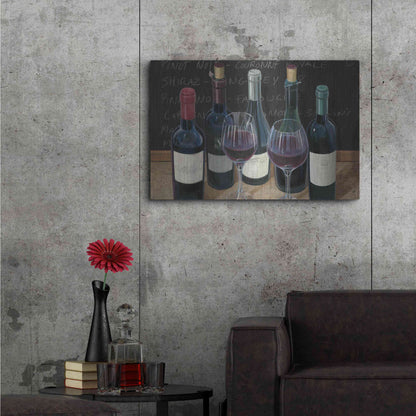 Luxe Metal Art 'Wine Spirit I' by James Wiens, Metal Wall Art,36x24