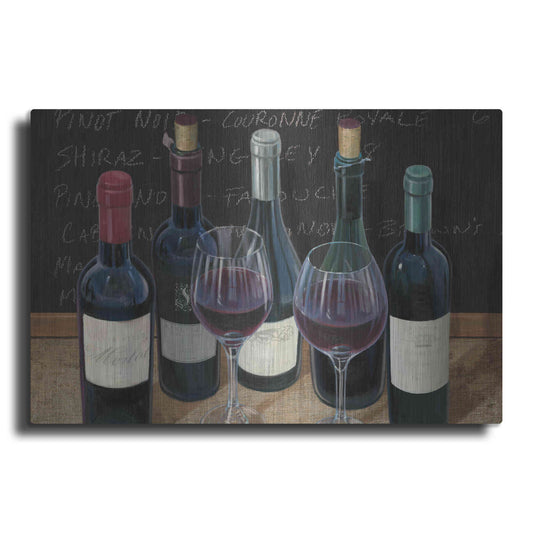 Luxe Metal Art 'Wine Spirit I' by James Wiens, Metal Wall Art