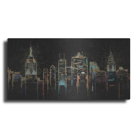 Luxe Metal Art 'Cityscape' by James Wiens, Metal Wall Art
