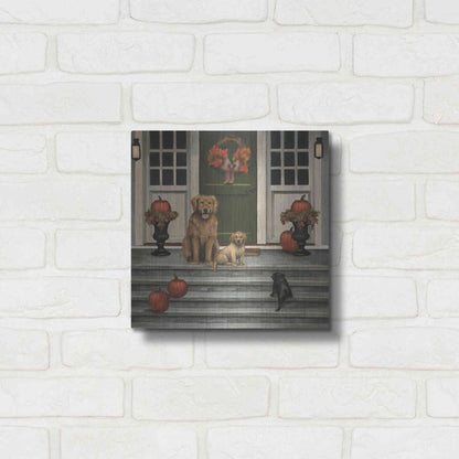 Luxe Metal Art 'Home Welcoming' by James Wiens, Metal Wall Art,12x12