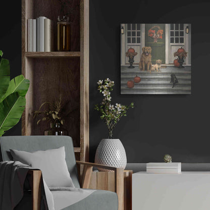 Luxe Metal Art 'Home Welcoming' by James Wiens, Metal Wall Art,24x24