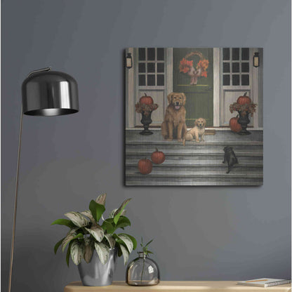 Luxe Metal Art 'Home Welcoming' by James Wiens, Metal Wall Art,24x24