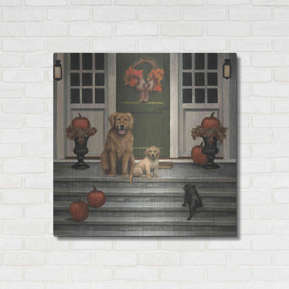 Luxe Metal Art 'Home Welcoming' by James Wiens, Metal Wall Art,36x36