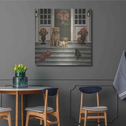 Luxe Metal Art 'Home Welcoming' by James Wiens, Metal Wall Art,36x36