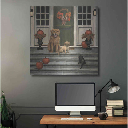 Luxe Metal Art 'Home Welcoming' by James Wiens, Metal Wall Art,36x36