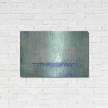 Luxe Metal Art 'Sailboat Dream' by James Wiens, Metal Wall Art,36x24