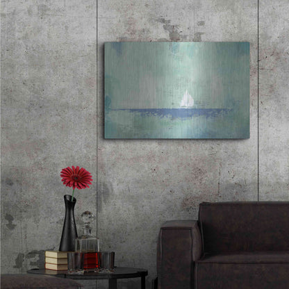 Luxe Metal Art 'Sailboat Dream' by James Wiens, Metal Wall Art,36x24