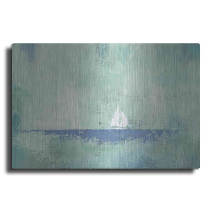 Luxe Metal Art 'Sailboat Dream' by James Wiens, Metal Wall Art