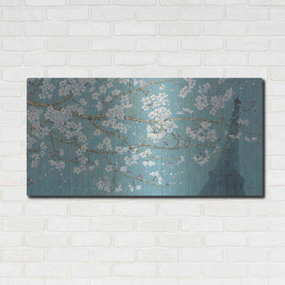 Luxe Metal Art 'April Breeze II' by James Wiens, Metal Wall Art,48x24