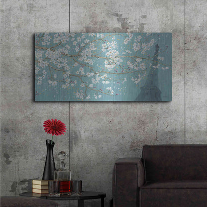 Luxe Metal Art 'April Breeze II' by James Wiens, Metal Wall Art,48x24