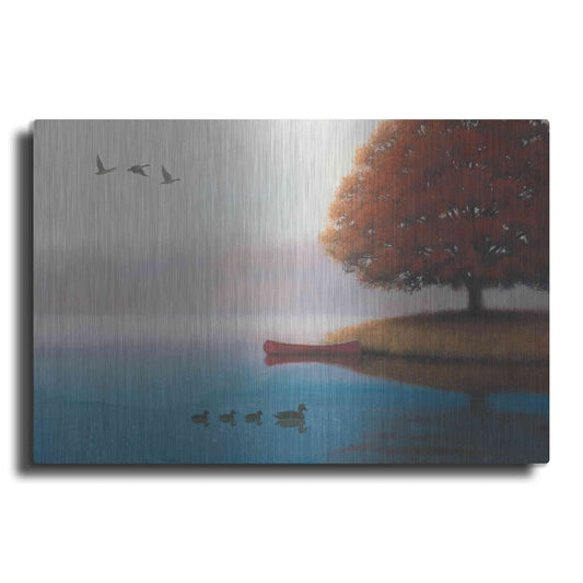 Luxe Metal Art 'Early in the Morning' by James Wiens, Metal Wall Art
