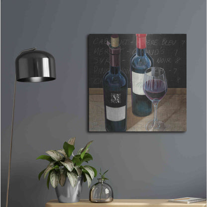 Luxe Metal Art 'Wine Spirit II' by James Wiens, Metal Wall Art,24x24