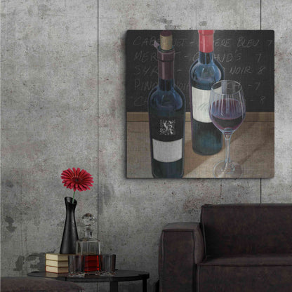 Luxe Metal Art 'Wine Spirit II' by James Wiens, Metal Wall Art,36x36