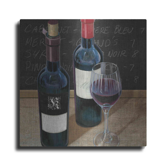 Luxe Metal Art 'Wine Spirit II' by James Wiens, Metal Wall Art