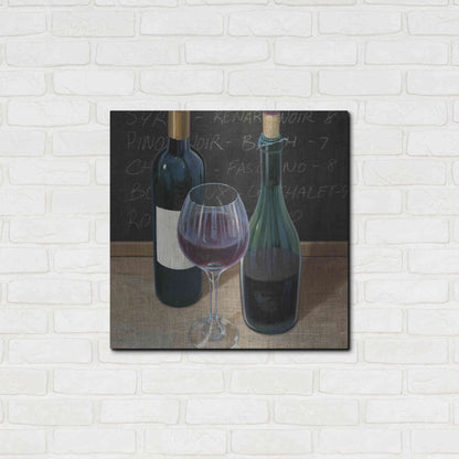 Luxe Metal Art 'Wine Spirit III' by James Wiens, Metal Wall Art,24x24