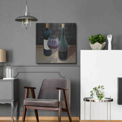 Luxe Metal Art 'Wine Spirit III' by James Wiens, Metal Wall Art,24x24