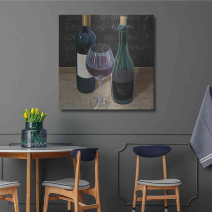 Luxe Metal Art 'Wine Spirit III' by James Wiens, Metal Wall Art,36x36