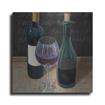 Luxe Metal Art 'Wine Spirit III' by James Wiens, Metal Wall Art