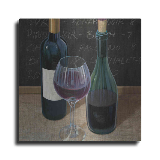 Luxe Metal Art 'Wine Spirit III' by James Wiens, Metal Wall Art
