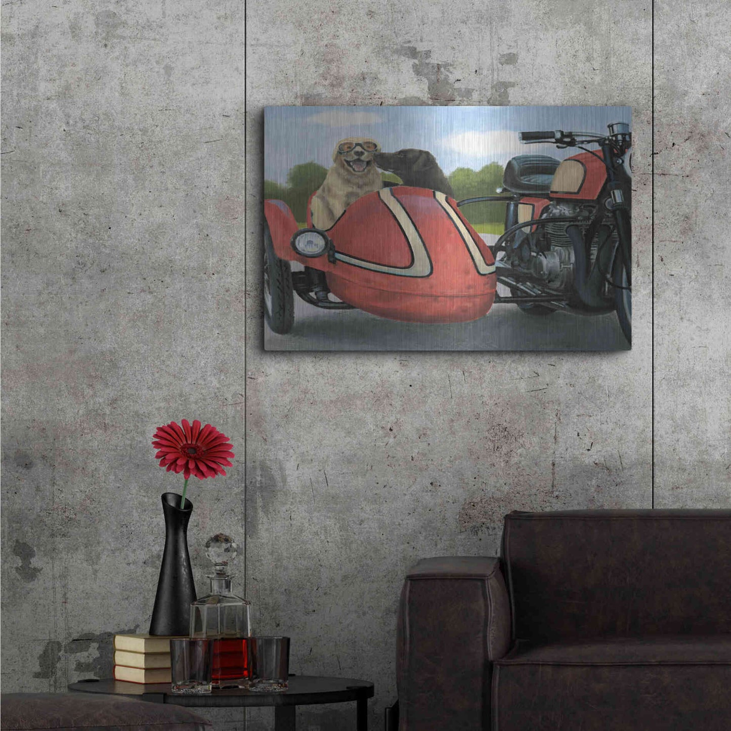 Luxe Metal Art 'Born to Be Wild Crop' by James Wiens, Metal Wall Art,36x24