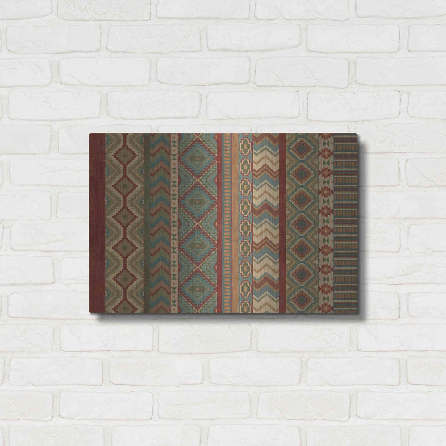 Luxe Metal Art 'Country Mood II' by James Wiens, Metal Wall Art,24x16