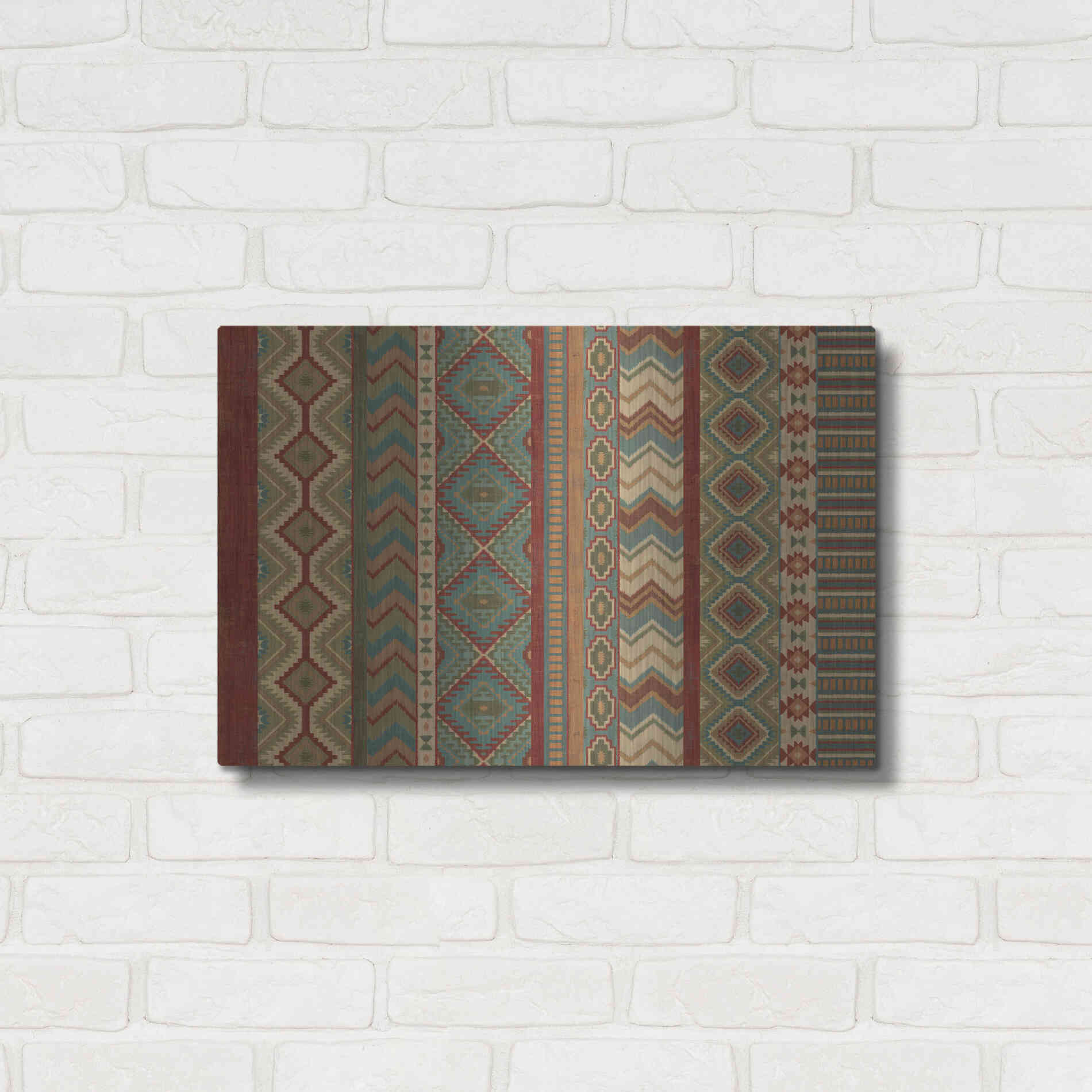 Luxe Metal Art 'Country Mood II' by James Wiens, Metal Wall Art,24x16