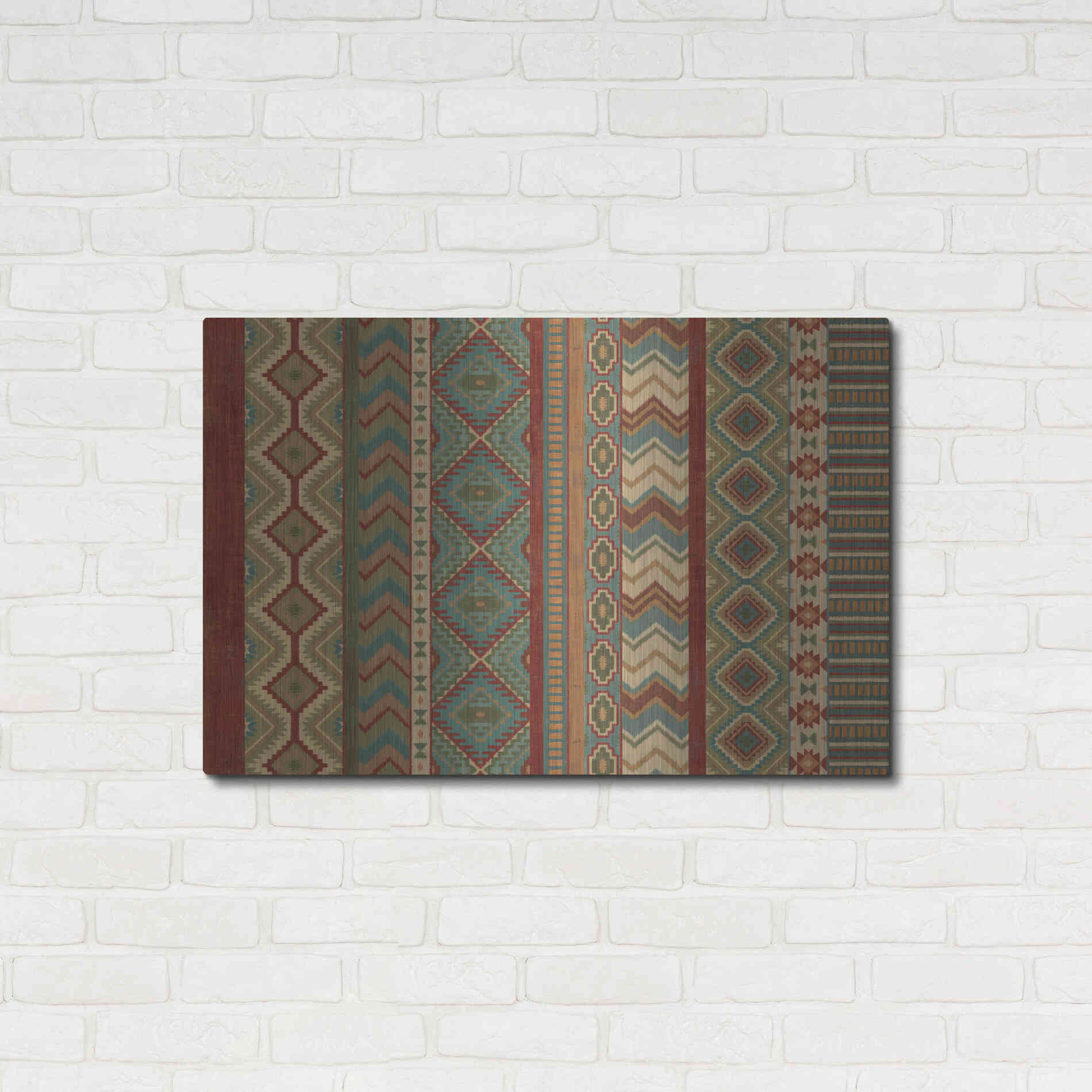 Luxe Metal Art 'Country Mood II' by James Wiens, Metal Wall Art,36x24