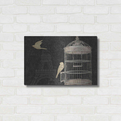 Luxe Metal Art 'Via Paris I' by James Wiens, Metal Wall Art,24x16