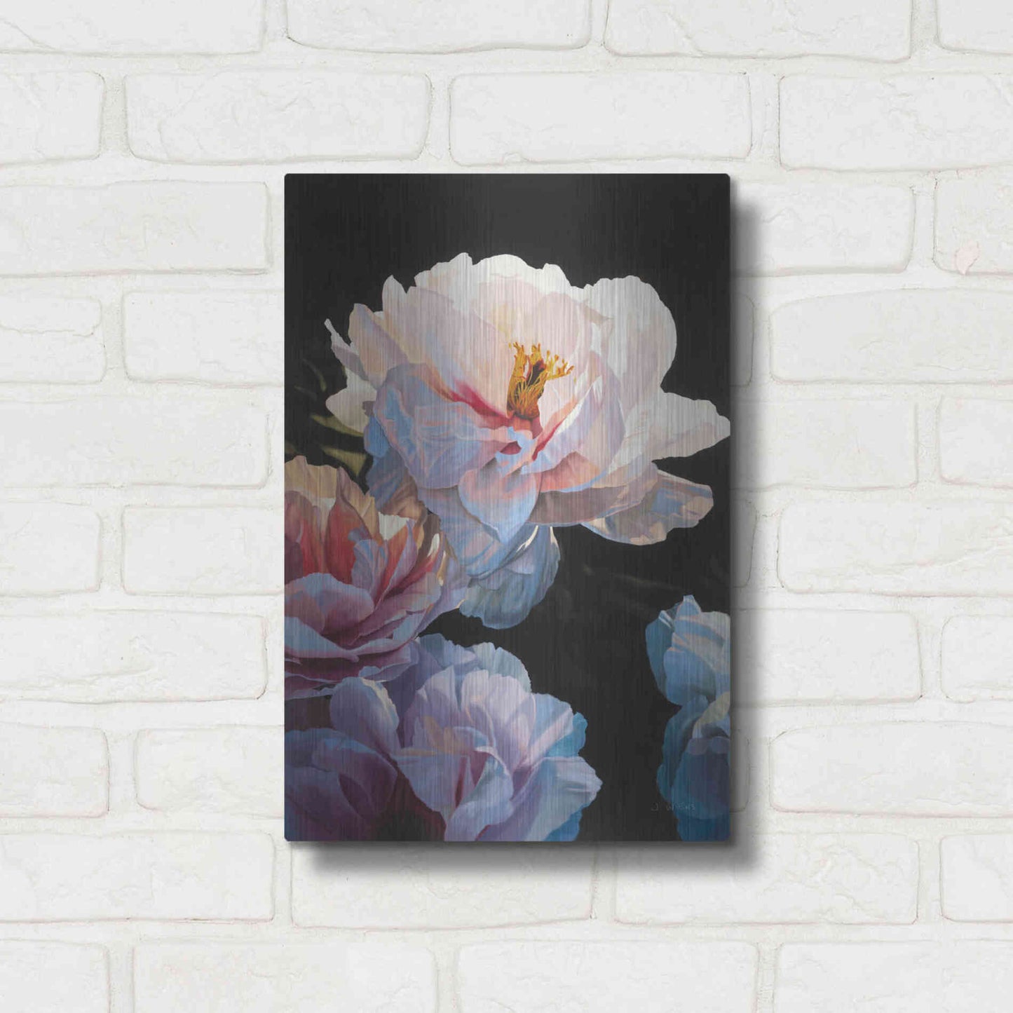 Luxe Metal Art 'Morning Glow II' by James Wiens, Metal Wall Art,12x16